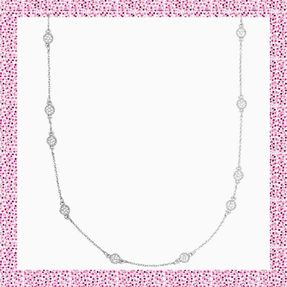 Take 40% Off Kate Spade ♠️ Silver “Gatsby Dot Mini Scatter” Necklace NWTs